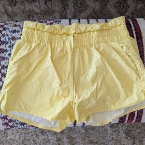 Yellow Women's Shorts